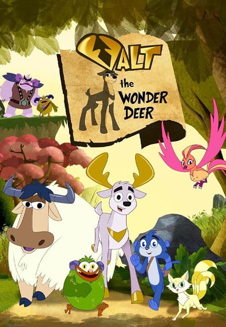 دانلود انیمیشن والت گوزن شگفت انگیز دوبله فارسی Valt the Wonder Deer 2017