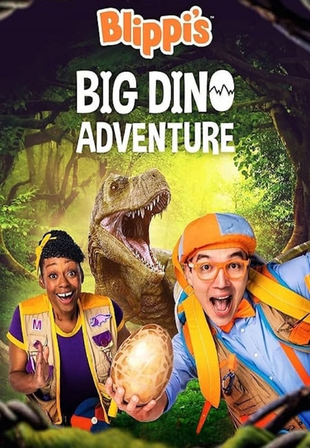 دانلود فیلم ماجراجویی دینو بزرگ دوبله فارسی Blippi’s Big Dino Adventure 2023