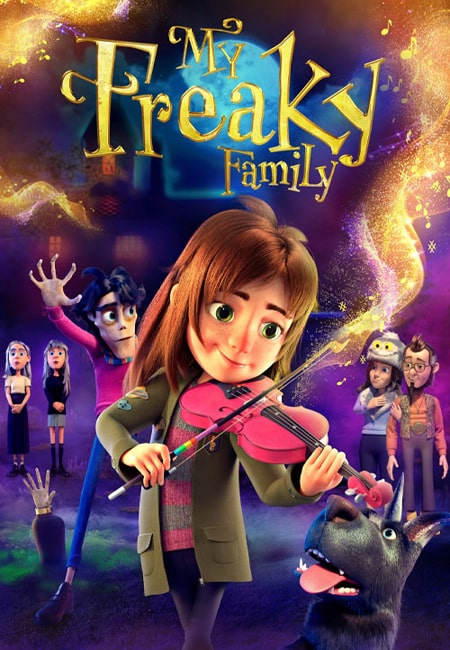 دانلود انیمیشن خانواده عجیب غریب من دوبله فارسی My Freaky Family 2024