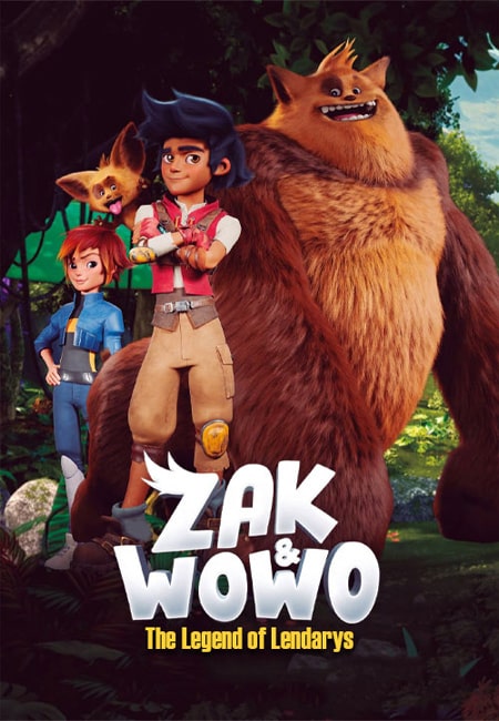 دانلود انیمیشن زک و وُوُ دوبله فارسی Zak And Wowo: The Legend of Lendarys 2024