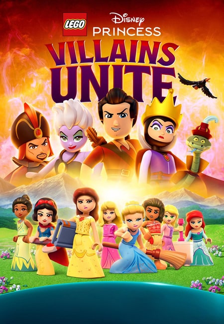 دانلود انیمیشن پرنسس های لگویی دوبله فارسی LEGO Disney Princess: Villains Unite 2025