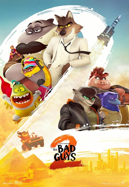دانلود انیمیشن بچه‌های بد ۲ دوبله فارسی The Bad Guys 2 2025