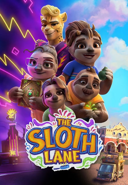 دانلود انیمیشن محله تنبل ها دوبله فارسی The Sloth Lane 2024