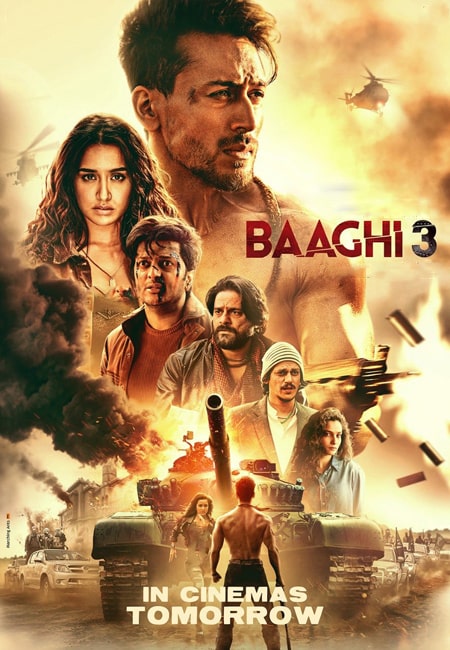 دانلود فیلم هندی باغی ۳ دوبله فارسی Baaghi 3 2020